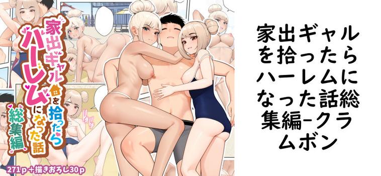 家出ギャルを拾ったらハーレムになった話総集編の表紙画像